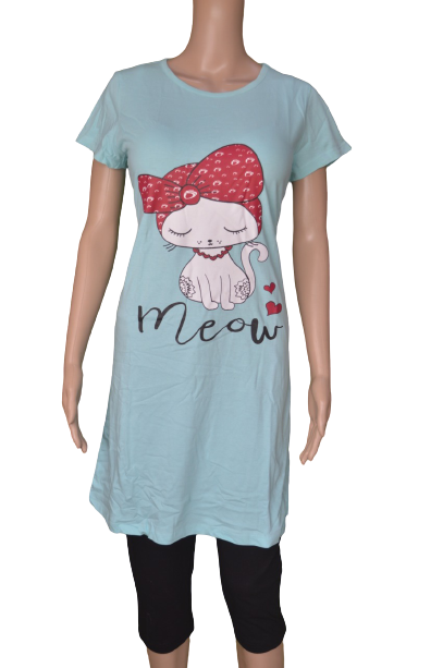 Strawberry LW03 Long Tee (Sea Blue) Strawberry LW03 Long Tee (Sea Blue)