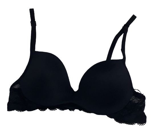 Yeahitch Wireless Plunge Bra for Women, Wirefree Bra Buttery Soft Comfort  Seamless Everyday Bra with Embedded Pad Black S 