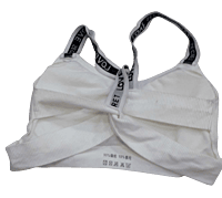 T.Back Womens Padded Sports Bra - White T.Back Womens Padded Sports Bra - White