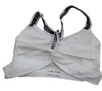 T.Back Womens Padded Sports Bra - White-M(34-38)