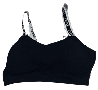 Padded Athletic Bra - Black