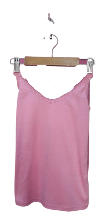 SONA Women's Sando Style Cotton Tank Top Camisole (Pink_S