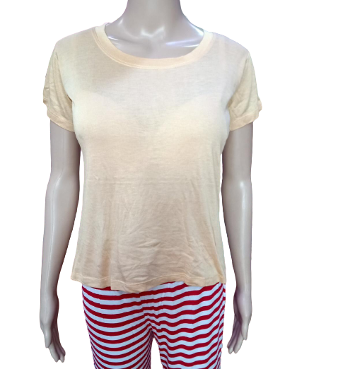 Womens Crew Neck Tee - Skin Womens Crew Neck Tee - Skin