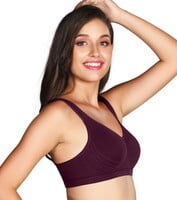 Enamor MT02 Sectioned Lift & Support Nursing Bra Non-Padded Wirefree High  Coverage