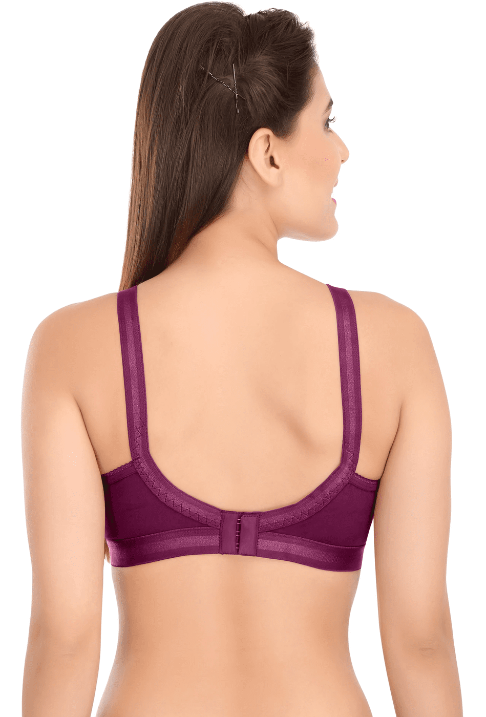 Sona Women Perfecto Full Cup Everyday Plus Size Cotton Bra (Maroon, 32H)